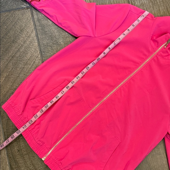 Chicos Zenergy Novelty Cut Out Print Jacker Small - Picture 13 of 14